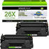 greencycle Compatible Toner Cartridge Replacement for HP 26X CF226X 26A CF226A, 2-Pack for Laserjet Pro