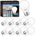 Cotanic 8 Pack Ceiling Fan Light Bulb, 5000K Daylight, E26 Base A15 LED, 60W Equivalent, 600lm, Non-Dimmable
