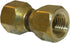 LASCO 1/4-Inch Female Flare Swivel Brass Adapter, 17-5911