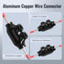 5 Pack Insulated Inline Splice Connector 2-14 AWG Aluminum to Copper Wire Connectors, 5/32" Slotted Allen Hex