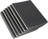 Yansanido 6 Pcs A5 Spiral Notebook, Thick Plastic Black Hardcover, 7mm College Ruled, 80 Sheets - 160 Pages