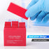 Annhua 300 Sheets Dental Articulating Paper, 100 Micron Red Plastic Dispenser, Easy to Use, 55 x 18 x 0.1mm