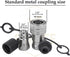 2 Set 1/2 Tractor Hydraulic Coupler Male Dust Cap and Female Plug Cover, ISO A Quick Disconnects Port Plug Fittings