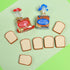 Bread Shaped Erasers for Kids, 16Pcs Mini Novelty Toast Erasers for School Rewards