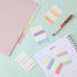Mr. Pen Sticky Index Tabs, 500 Pcs, 21 Sets, Colorful Page Markers for Notebooks, Binders, and Books