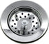 Basket Strainer 4 Inch Kitchen Sink Steel Drain with ABS Base for American Standard Kitchen Sink