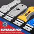 100 DIYSELF Single Edge Razor Blades, Blades, Razor Blades Refiils for Razor Scraper, Utility Knife, Heavy Duty One