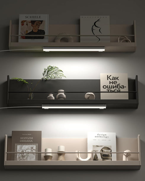 Dimmable Lighting,12 inches Counter 4500K Kitchen/Closet/Wardrobe/Shelf/Desk/Display ASOKO Motion Sensor Led Under