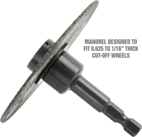 OEMTOOLS 26524 5-Piece Drill Mandrel Adapter, Versatile Tool Adapter for DIY Projects and Professional Use