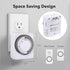 HBN Indoor Timers for Electrical Outlets, 24 Hour Mechanical Outlet Timer, Dual Outlets, Heavy Duty Daily Cycle