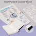 EMSHOI Blank Notebook Journal - 320 Pages, 100gsm Thick Paper, A5 Hardcover Leather, Unlined Sketch Book for Writing