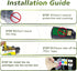 LC404 Ink Cartridges for Brother Printer Compatible Replacement for LC404 LC 404XL for MFC-J1205W MFC-J1215W