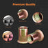 Hanglife #6-32 100 Rivet Nut, UNC SAE Rivnut - Flat Head Nutserts, Zinc-Plated Carbon Steel Knurled Body Threaded