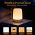 256 Dimmable ELITUN Bedside Baby Night Light, Changing RGB Colors Rechargeable Night Light for Kids, Small Wireless
