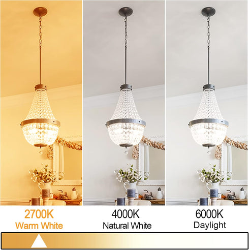 4-Pack G9 LED Bulb, 40 Watt Halogen Replacement, Warm White 2700K, Non-Dimmable T4 LED Bulb, G9 Bi Pin Base