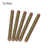 uxcell 12pcs Fully Threaded Rods 1/4x2-1/2" Carbon Steel All Thread Studs for Furniture and Garden Railing Assembly