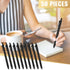 Dispowreath 50pcs Thank You Pens Bulk Cute Multicolor Ballpoint Pen for Server Employee Appreciation Gifts for Social
