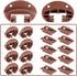 10PCS Drawer Slide Track Guide Glide for Kenlin, Rite Trak 2, Center Mount Drawer for Dressers, Hutches, Nightstand