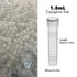 1.5ml Cryo Tubes, 500PCS Cryogenic Vial, Self-Standing Plastic Tubes with Screw Caps for Long Term Freezing