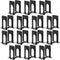 HappyHapi 28pcs Metal Bookends for Shelves, Heavy Duty Book Ends Holders for Office Home Library