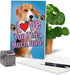 The Best Card Company Fathers Day Card for Dad, Loving Notecard, Dog Love You This Much
