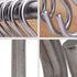 Axe Sickle 304 Stainless Steel 3 Inch S Hooks - Heavy Duty Hanging Hook for Utility Use, Loads up to 550 lbs, 4 Pcs
