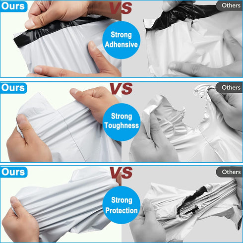 Poly Mailers 6x9 Inch, 1000 Pack, Large Waterproof Self Sealing Envelopes for Small Business Shipping Supplies