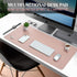 K KNODEL Pink Small Desk Mat, Office Desk Pad, 23.6"x13.8", Computer Mat, Desk Protector, Writing Pad