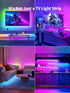TV LED Backlight, 9.84ft LED Lights for 32-43in TV - RGB TV LED Lights with Music Sync Bluetooth APP and Remote