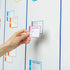 PATboard Scrum Board and Kanban Board - Magnetic Task Cards, Set of 16, Small (S), Blue