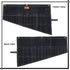 16 Pocket Wrench Roll Up Pouch, Metric & Standard Wrench Set Organizer, 100% Cotton Full Waxed Canvas - Coal Black