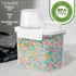 Dispenser-1 Pack, 37 oz 4 Laundry Detergent Detergent Dispenser with Removable Labels, Laundry Soap Dispenser