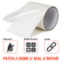 CANOPUS Waterproof Patch and Seal Tape, 4" x 5' White, Rubber Repair Tape for Roof, Gutter, Hoses, Pipes, Boats