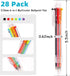 Ballpoint Pens 24 PCS 0.5mm 6-in-1 Multicolor Ballpoint Pens School Supplies Birthday Party Favors Gifts for Kids Students by DAIKOYE