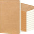 Zhanmai 10 Pcs A5 Journal Refill, 5.5 x 8.2'' Hardcover Notebook Refill, 200 Pages for Office School Writing