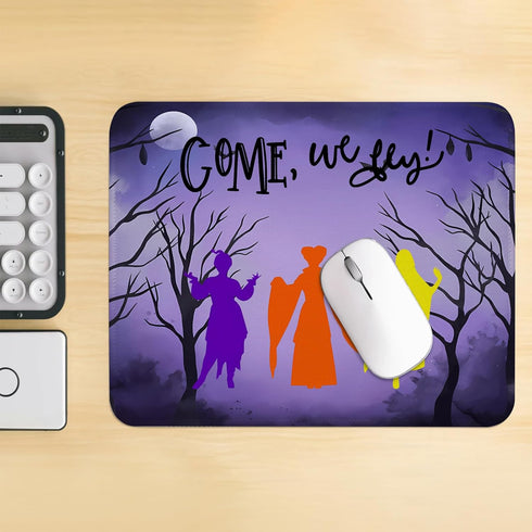 Halloween Jack and Sally Vampires Gifts Mouse Pad for Friends, Trick or Treat Gift Mouse Pad for Birthday Halloween