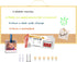 Magnetic Dry Erase White Board and Cork Board, Mini Aluminum Frame Whiteboard with Holder for Home Office Wall Decor