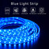 16.4ft 280LEDs, 8 IP67 2835 UT Solar LED Strip Lights Outdoor, Solar Powered Blue Light LED Strip with Lighting Modes