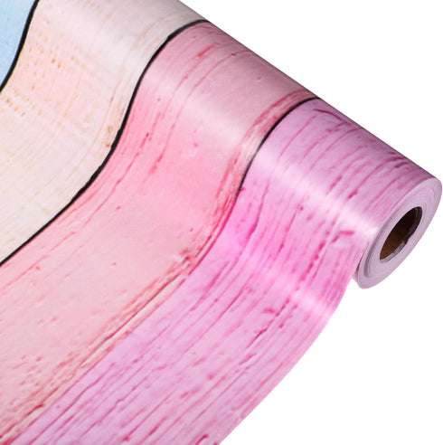 Tenceur Bulletin Board Paper 24 Inch x 100ft, Fade Resistant Paper Roll for Classroom Decor (Macaron)