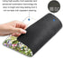 Border with Herbs and Wild Flowers Mouse Pad, Non-Slip Rubber Base for Computers, 9.5"x7.9"x0.12" Inch