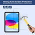 2 Pack 11th A16 2025 10th 10.9 Inch 2022, 9H Screen Protector for iPad & Generation Ultra Sensitive Case Friendly HD