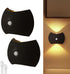 Nooksy Battery Operated Wall Sconces Set of Two, Rechargeable Wireless LED Wall Lights