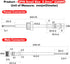 BTF-LIGHTING 2 Pin Electrical Connector - 22AWG IP65 Male Female Extension Cable for LED Strip Lights