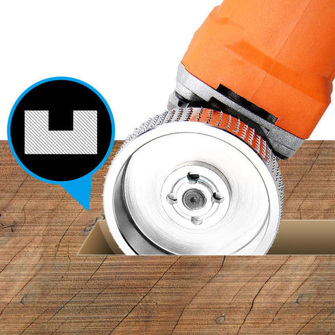 Wood Carving Disc, Grinder Wood Tungsten Carbide Grinding Wheel for Wood Sanding and Carving Tool