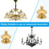 PATIKIL 18 25mm 3 Set x Lamp Finials Caps Knob, Solid Brass Lamp Shade Top Decoration Screw Cap Nuts with Brass