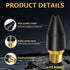 8PCS Black Rubber Air Tool Nozzle Tips for Air Blow Guns, Parts for Air Tool Accessories