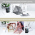 Urban Deco Gold Triangle Desk Organizers - 10 Sections Metal Wire Magazine Holder for File Folder Storage