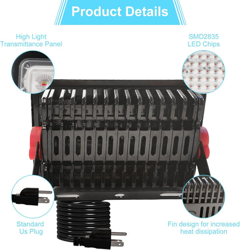 Indmird 2 Pack 50W RGB Flood Light, RGB Color Changing Floodlight, Smart RGB Floodlight with Remote Control, for Club
