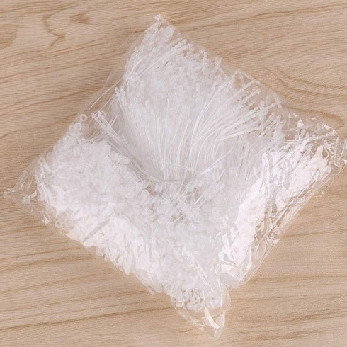 Snap Lock Plastic Tag Fastener, 3" Pin Security Loop (1000 Pc)