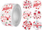 Mysuevin 500pcs Strawberry Thank You Labels 6 Designs 1 inch Sweet Envelope Seals